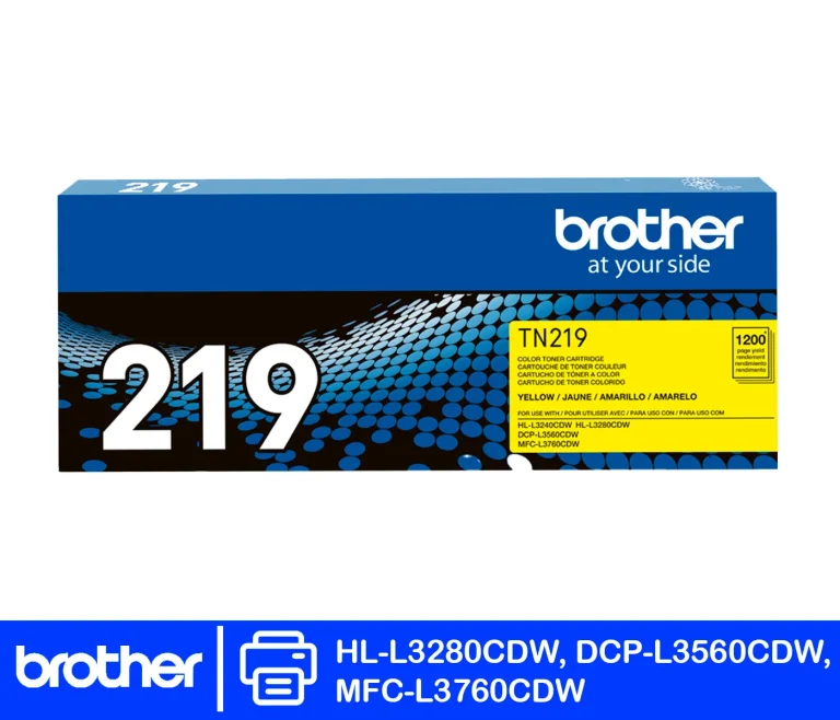 Tóner Brother TN-219Y amarillo original en Perú