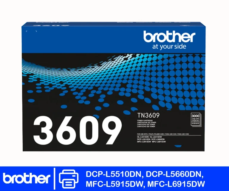 Tóner Brother TN-3609 negro original con envío a Perú