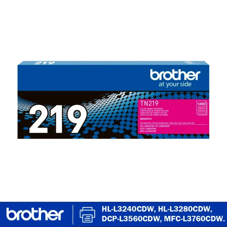 Tóner Brother TN-219M magenta original para impresoras HL-L3240CDW y MFC-L3760CDW