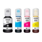 Botellas de tinta Epson 504 negro cian magenta amarillo