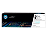Cartucho de tóner HP 204A negro modelo CF510A original con rendimiento de 1100 páginas, compatible con impresoras HP M154, M180 y M181