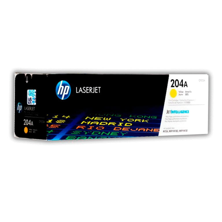 Imagen del Toner HP 204A Cian CF511A para impresoras HP LaserJet M154, M180, M181