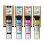 Cartuchos de tinta Epson R04X negro y R04L cian magenta amarillo originales de alto rendimiento para impresoras WorkForce Pro WF-C5210 y C5290