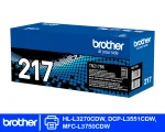 Cartucho de tóner Brother TN-217BK OEM negro con rendimiento 3,000 páginas
