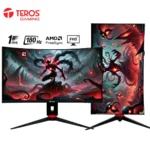 Monitor curvo TEROS TE‑2766G de 27 pulgadas, 1500R, FHD 180 Hz, 1 ms, FreeSync Premium