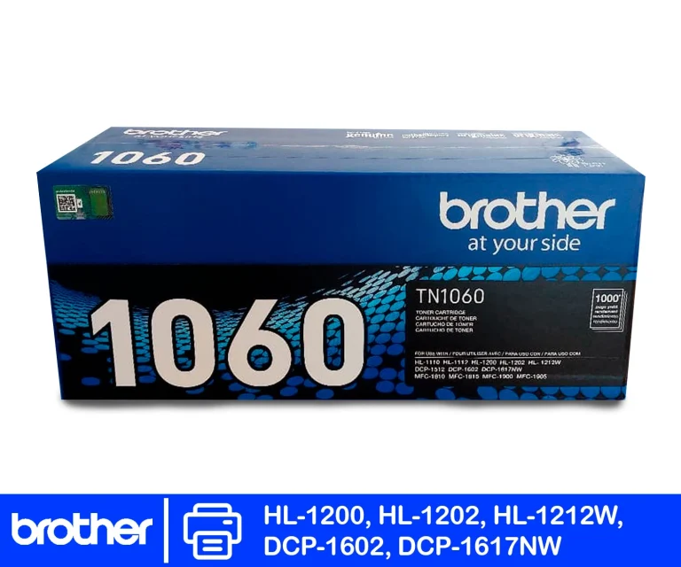 Tóner Brother TN-1060 negro original para HL-1202, HL-1212W, DCP-1602 y DCP-1617NW