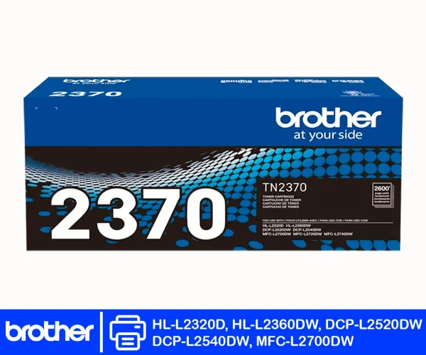 Tóner Brother TN-2370 negro original para Perú