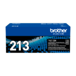 Tóner Brother TN-213BK negro original, compatible con impresoras HL-L3270CDW, MFC-L3750CDW y DCP-L3551CDW, rendimiento de 1,400 páginas