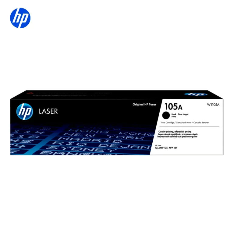 Tóner HP 105A negro original W1105A para impresoras HP Laser 107 135 y 137