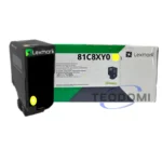 Tóner Lexmark 81C8XY0 Yellow 16.2K Original