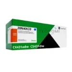 Tóner Lexmark 20N4XC0 Cian 6.7K Original compatible con impresoras Lexmark CX431adw y CS431dw