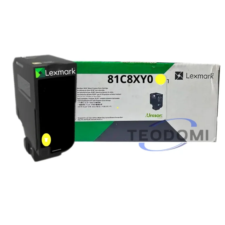 Tóner Lexmark 81C8XY0 Yellow 16.2K Original