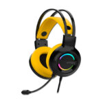 Audífonos Antryx Iris-K 7.1 · USB · RGB amarillo