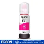 Botella de tinta Epson T504320 Magenta original de 70 ml para impresoras EcoTank
