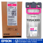 Bolsa de tinta Epson T05A300 Magenta original de alto rendimiento para impresoras Epson WorkForce Pro WF-C879R, C878R y PX series.