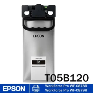 Bolsa de tinta Epson T05B100 Negro original de alto rendimiento para impresoras Epson WorkForce Pro WF-C878R y WF-C879R
