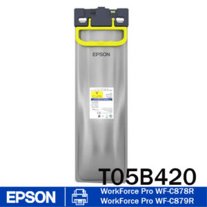 Bolsa de tinta Epson T05B420 Amarillo original de alto rendimiento para impresoras WorkForce Pro WF-C878R y WF-C879R