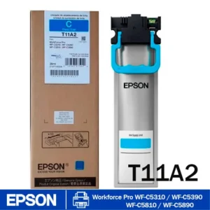 Bolsa de tinta Epson T11A220 Cyan original de alto rendimiento para impresoras Epson WorkForce Pro