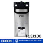 Bolsa de tinta Epson T13J1 negra original de alto rendimiento para impresora Epson WorkForce Enterprise EM-C8100.