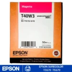 Tinta Epson T40W320 Magenta UltraChrome XD2 original de 80 ml para impresoras Epson SureColor SC-T2170, SC-T3170, SC-T5170, SC-T3170M y SC-T5170M