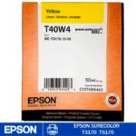 Tinta Epson T40W420 Yellow UltraChrome XD2 80ml original para impresoras Epson SureColor SC-T2170, SC-T3170, SC-T5170, SC-T3170M y SC-T5170M