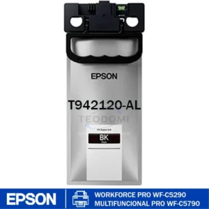 Tinta Epson T942120 negra original para Epson WF-C5210, WF-C5290, WF-C5710 y WF-C5790 – hasta 5,000 páginas