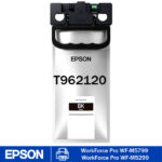 Bolsa de tinta Epson T9621 Negro original de alto rendimiento para impresoras Epson WorkForce Pro