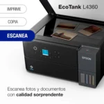 Pantalla LCD a color de 1.44 pulgadas en la Epson L4360