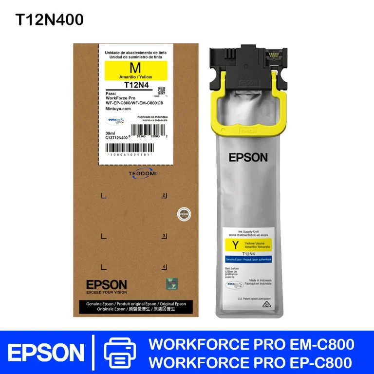 Tinta Epson T12N400 amarillo original