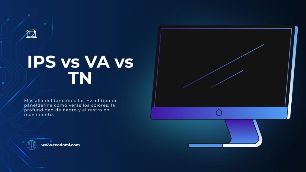 Comparativa de paneles IPS VA y TN en monitores - Guía Teodomi
