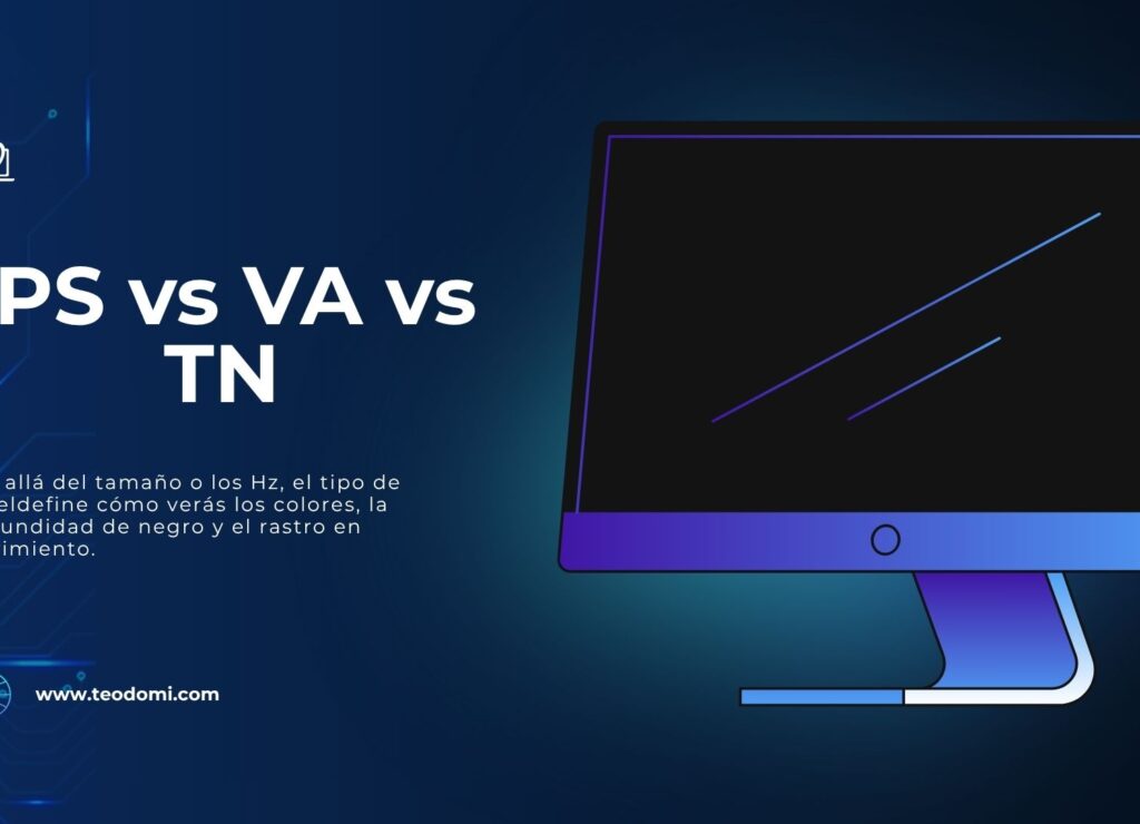 Comparativa de paneles IPS VA y TN en monitores - Guía Teodomi