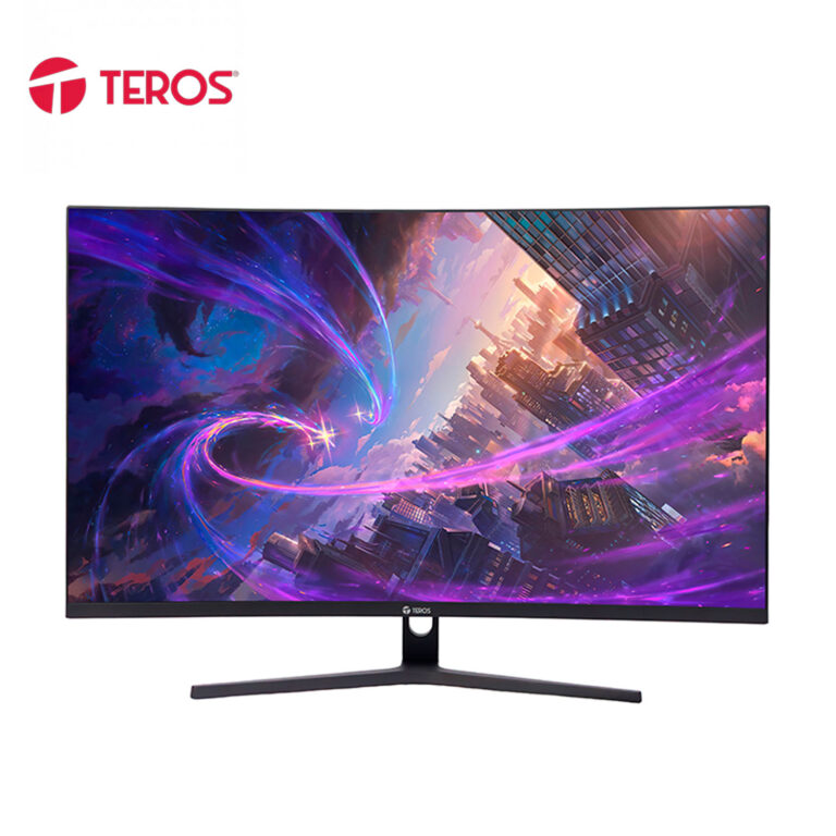 Monitor curvo TEROS TE-3217G 31.5 pulgadas QHD 165Hz vista frontal