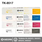 Pack Toner Kyocera TK-8517 K/C/M/Y original para TASKalfa 5052ci 5053ci 6052ci 6053ci