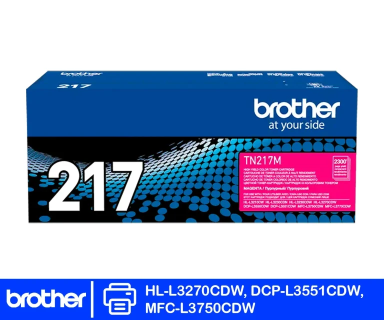 Tóner Brother TN-217M magenta original 3,000 páginas en Perú – Teodomi