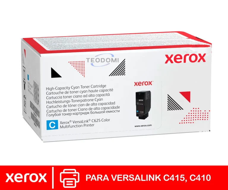Tóner Xerox 006R04765 cyan original para VersaLink C410/C415