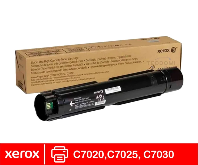 Tóner Xerox 106R03745 negro original para VersaLink C7020 C7025 C7030