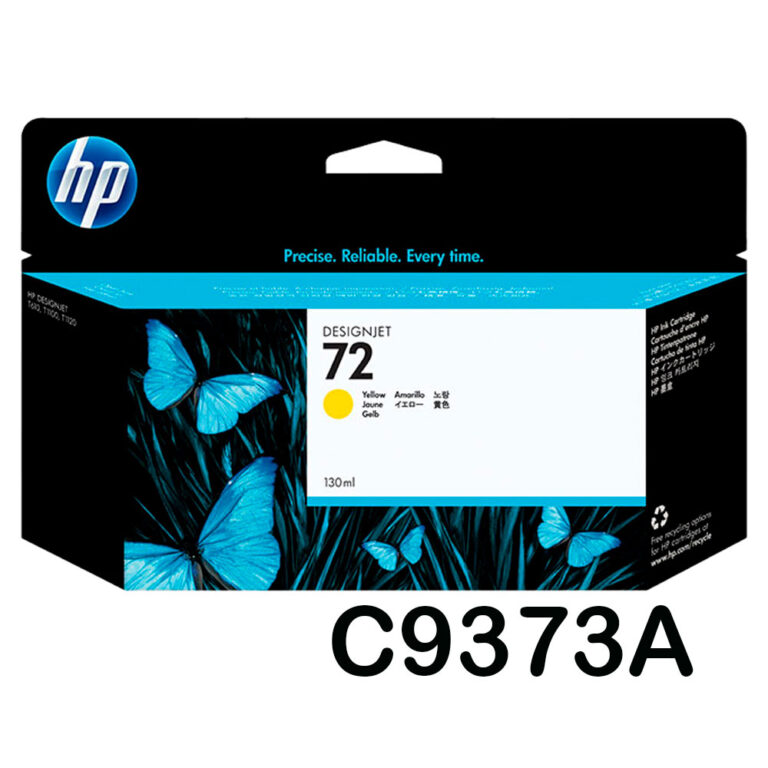 Cartucho de tinta HP 72 amarillo 130 ml C9373A para plotter HP DesignJet