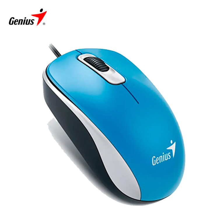 Mouse Genius DX-110 USB óptico 1000 DPI color azul