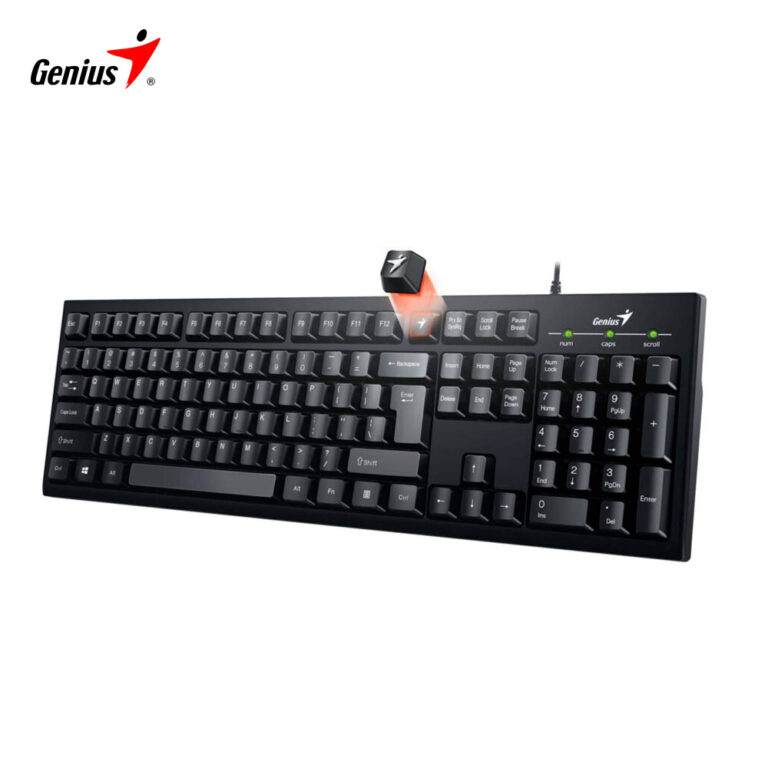 Teclado Genius Smart KB-100 AI Copilot USB negro