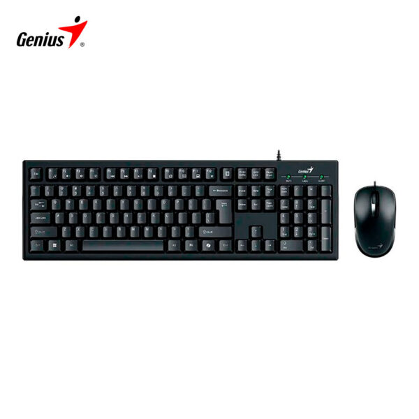 Kit Genius KM-100SE teclado y mouse USB negro 1200 DPI