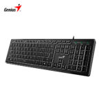 Teclado Genius Slimstar 820 retroiluminado USB negro - Imagen 2