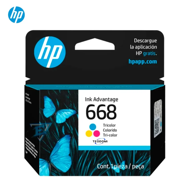 Tinta HP 668 tricolor original 7FP36VL para impresoras DeskJet 2975 y 4375