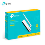Adaptador USB Wi-Fi TP-Link TL-WN722N 150 Mbps Antena 4 dBi | Inalámbrico